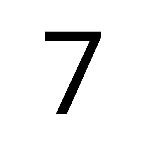 Number Seven (7)