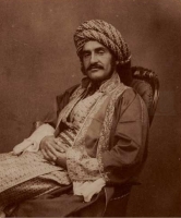 Photograph of Hormuzd Rassam, Reclined 